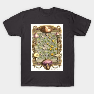 Mushrooms and Flowers - Physica Sacra T-Shirt